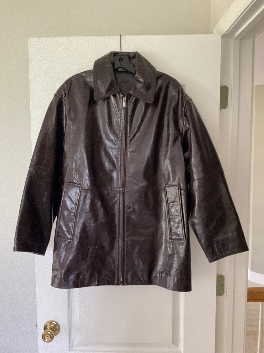Deep Burgundy Leather Jacket